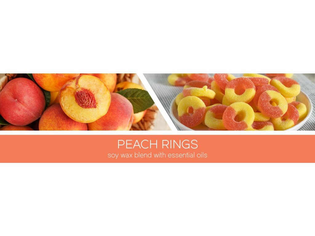 Goose Creek Candle - vonný vosk Peach Rings 59 g