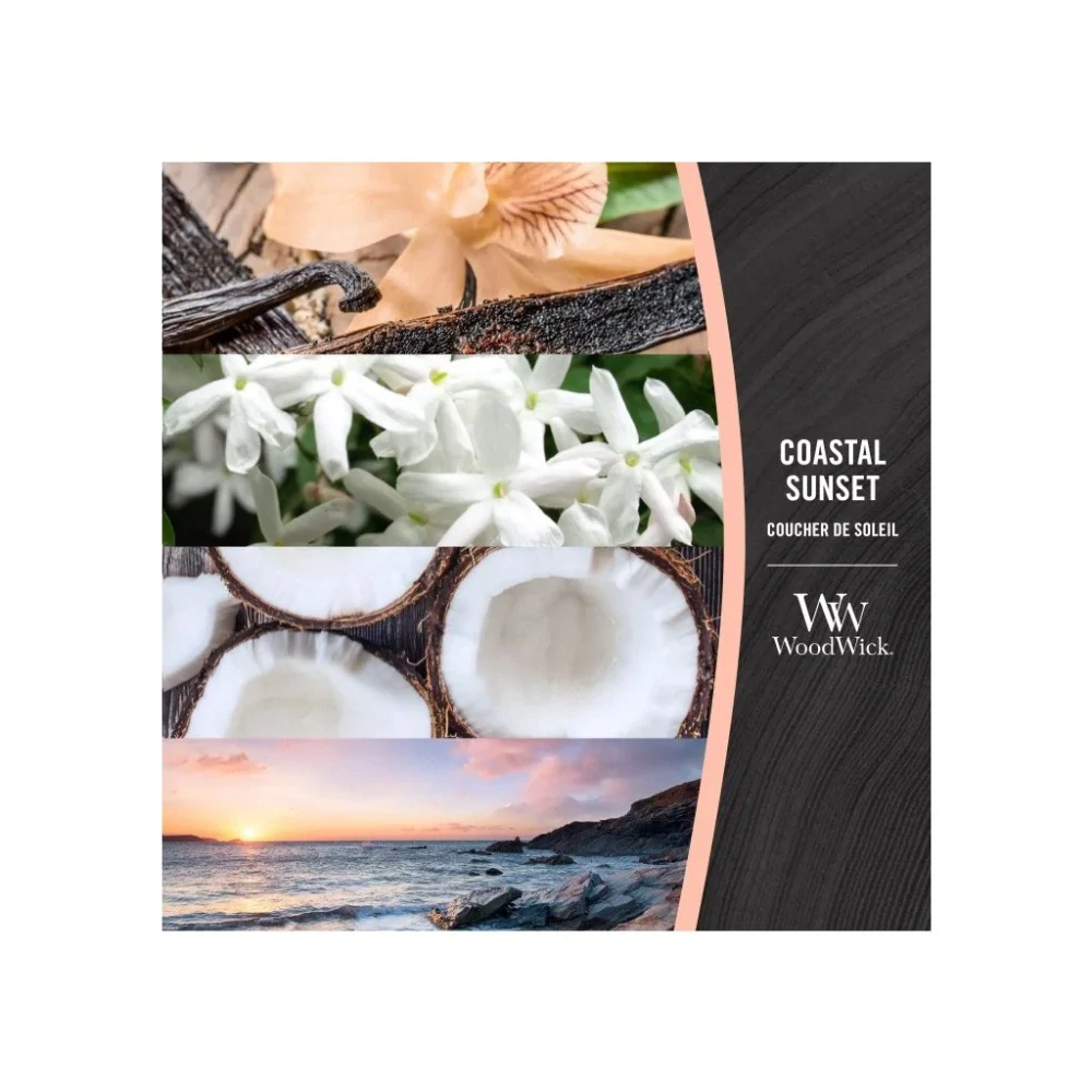 WoodWick svíčka loď Coastal Sunset 453 g