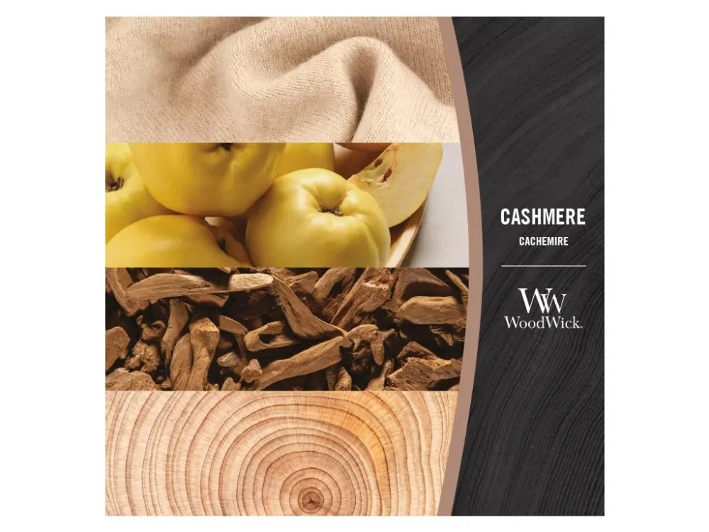 WoodWick svíčka loď Cashmere (Kašmír) 453 g