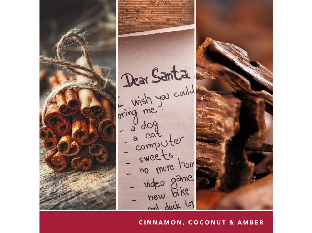Yankee candle, vonná svíčka Signature Letters to Santa (Vánoční přání) 567 g