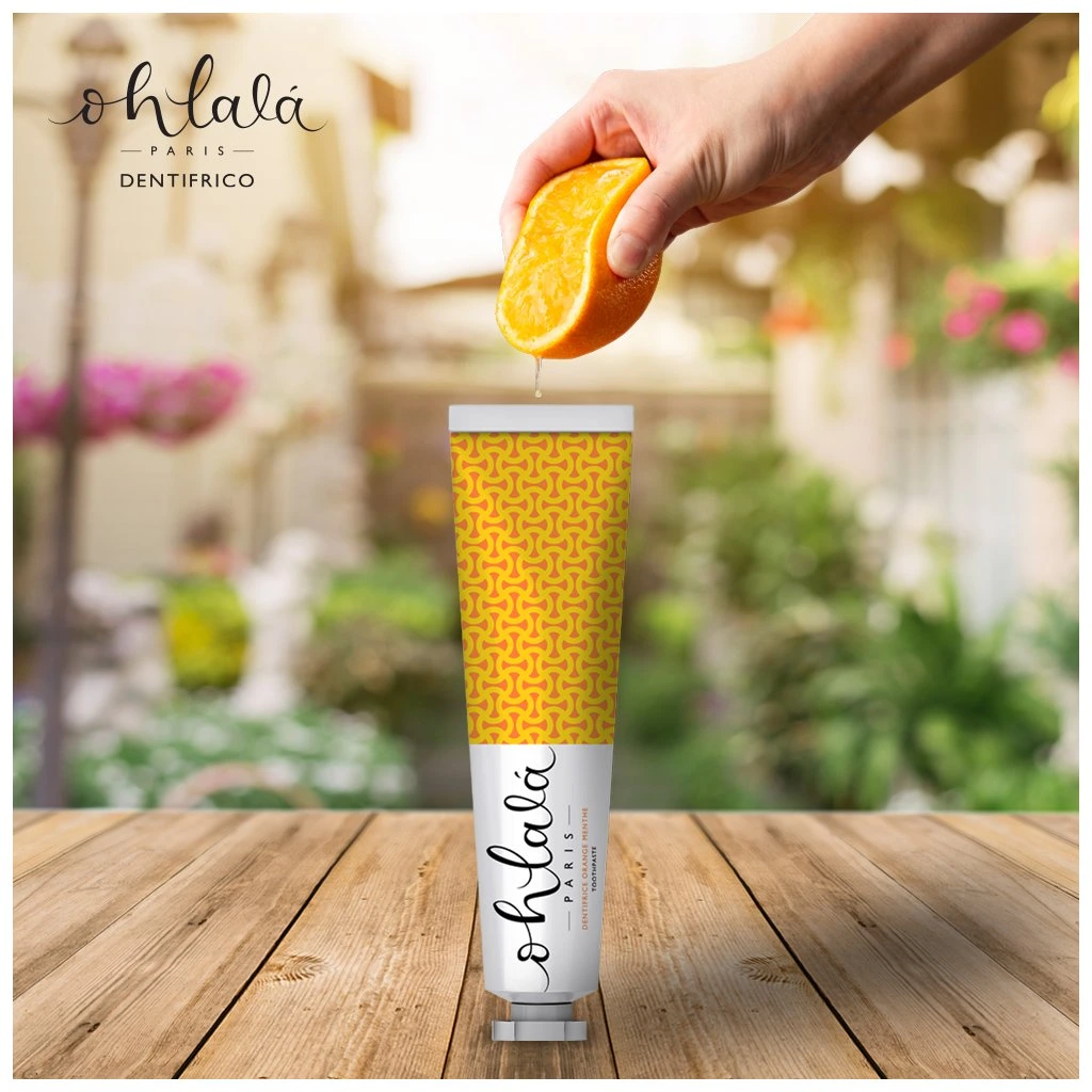 Ohlalá Pasta na zuby - Pomeranč a máta 75 ml