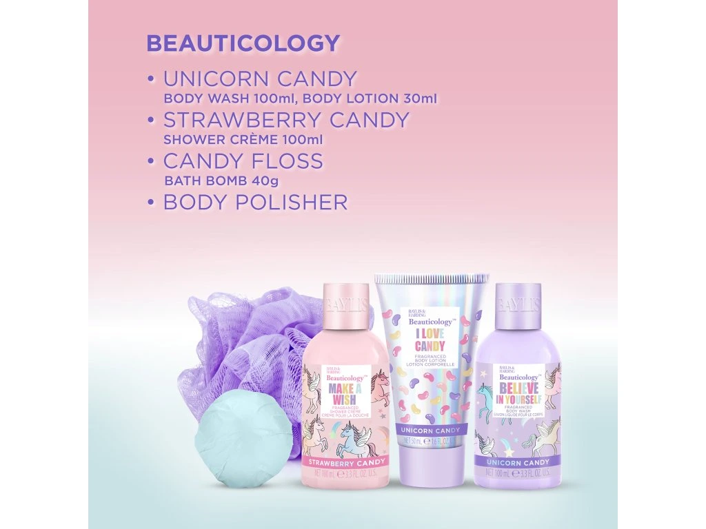Baylis & Harding, UNICORN - dětská sada s péčí o tělo 5 ks 