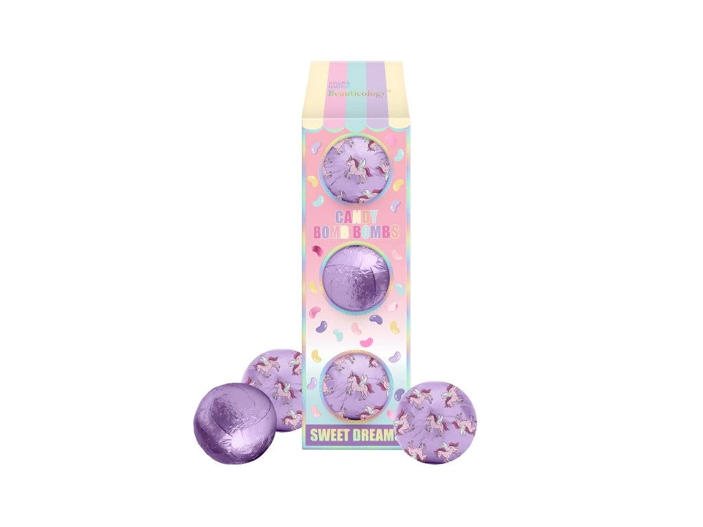 Baylis & Harding, UNICORN - sada šumivých koulí do koupele 3 ks