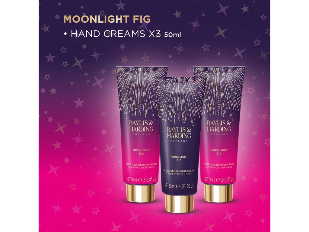 Baylis & Harding, GRANÁTOVÉ JABLKO A FÍK - sada krémů na ruce 3 ks
