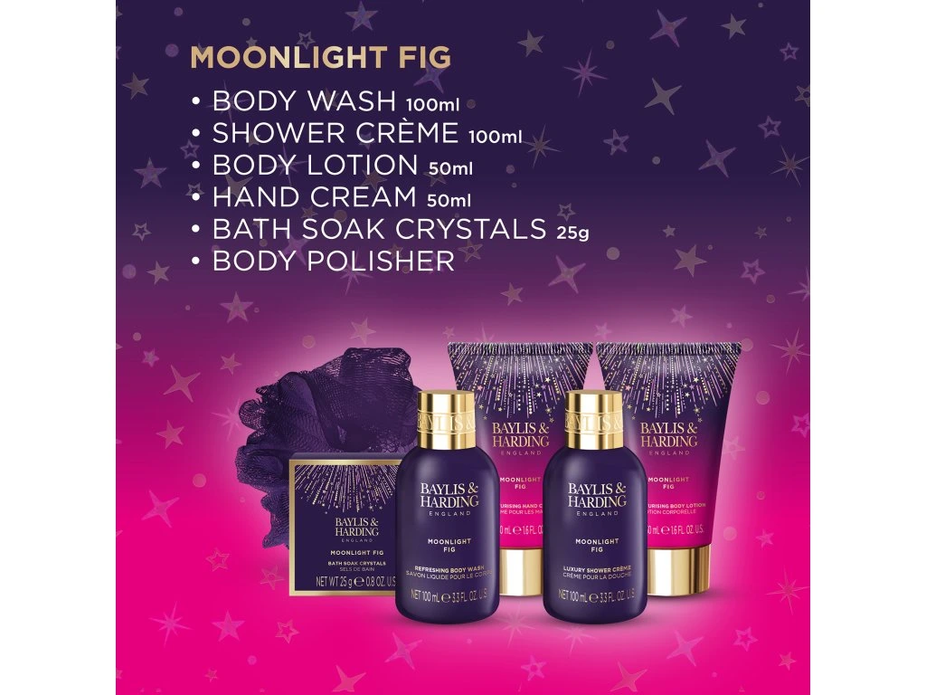 Baylis & Harding, FÍK A GRANÁTOVÉ JABLKO - dámská sada péče o tělo 5 ks