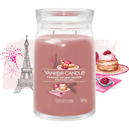 Yankee candle, vonná svíčka Signature Parisian Holiday Brunch (Vánoční brunch v Paříži) 567 g