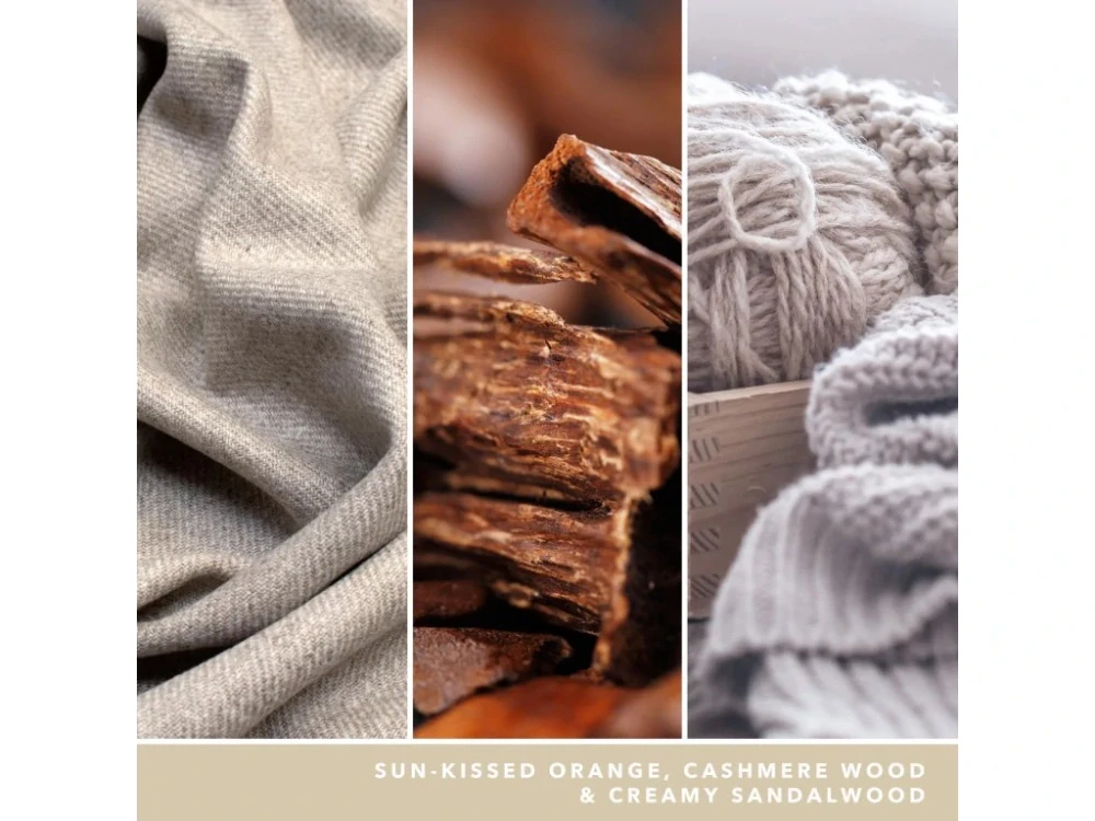 Yankee candle, vonná svíčka Signature Warm Cashmere (Hřejivý kašmír) 567 g