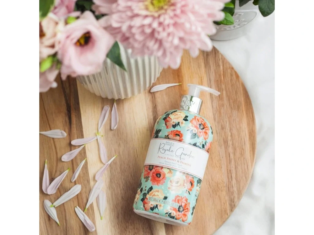 Baylis & Harding, Royale Garden - Broskev, Pivoňka & Jasmín Tekuté mýdlo na ruce, 500 ml