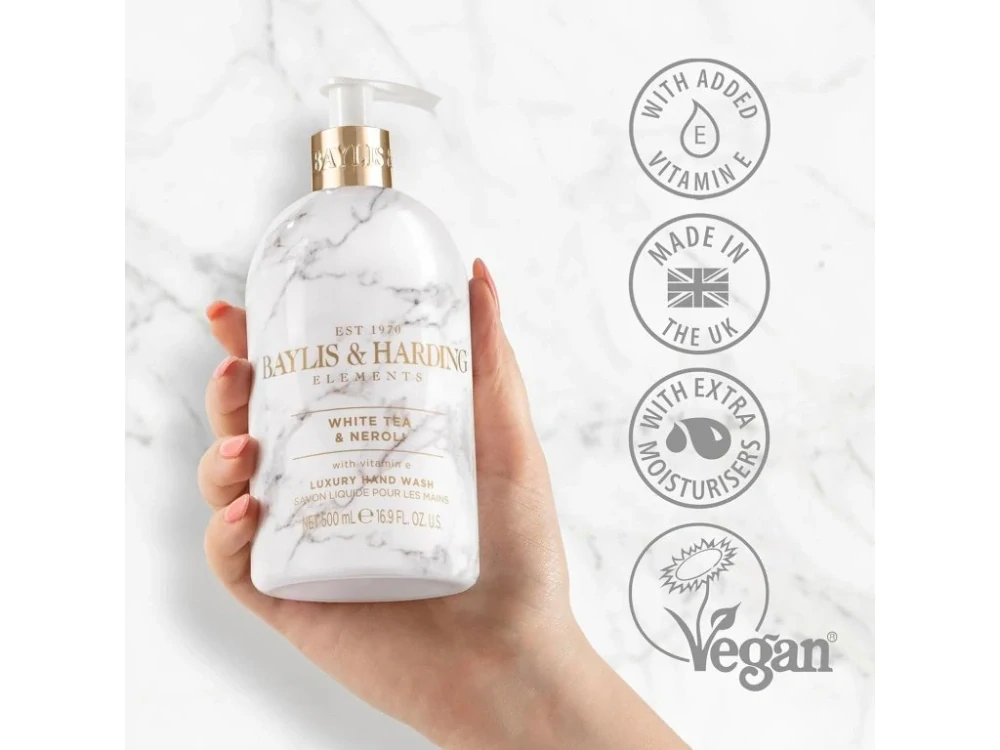 Baylis & Harding, Bílý čaj & Neroli Tekuté mýdlo na ruce, 500 ml