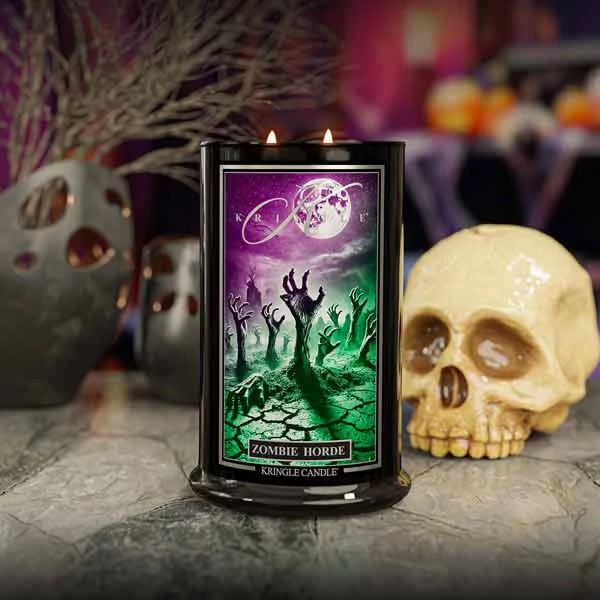Kringle Candle, vonná svíčka Halloween Zombie Horde 624 g