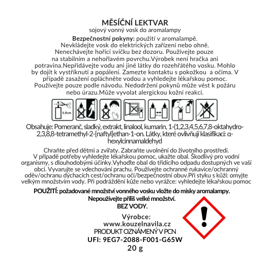 Kouzelná Víla - sojový vosk Měsíční lektvar 20 g