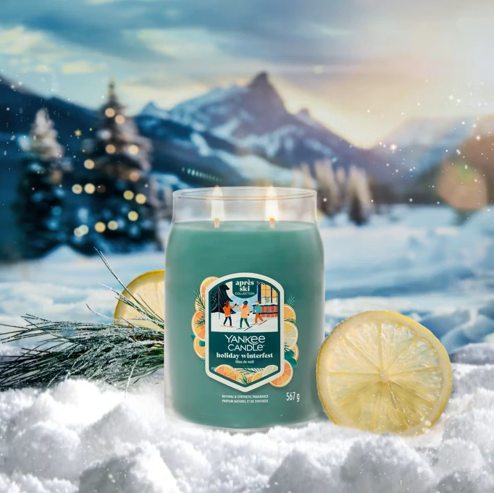 Yankee candle, vonná svíčka Signature Holiday Winterfest 567 g