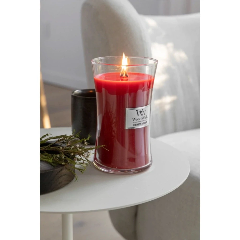 Woodwick vonná svíčka Crimson Berries (Červená jeřabina) 609 g