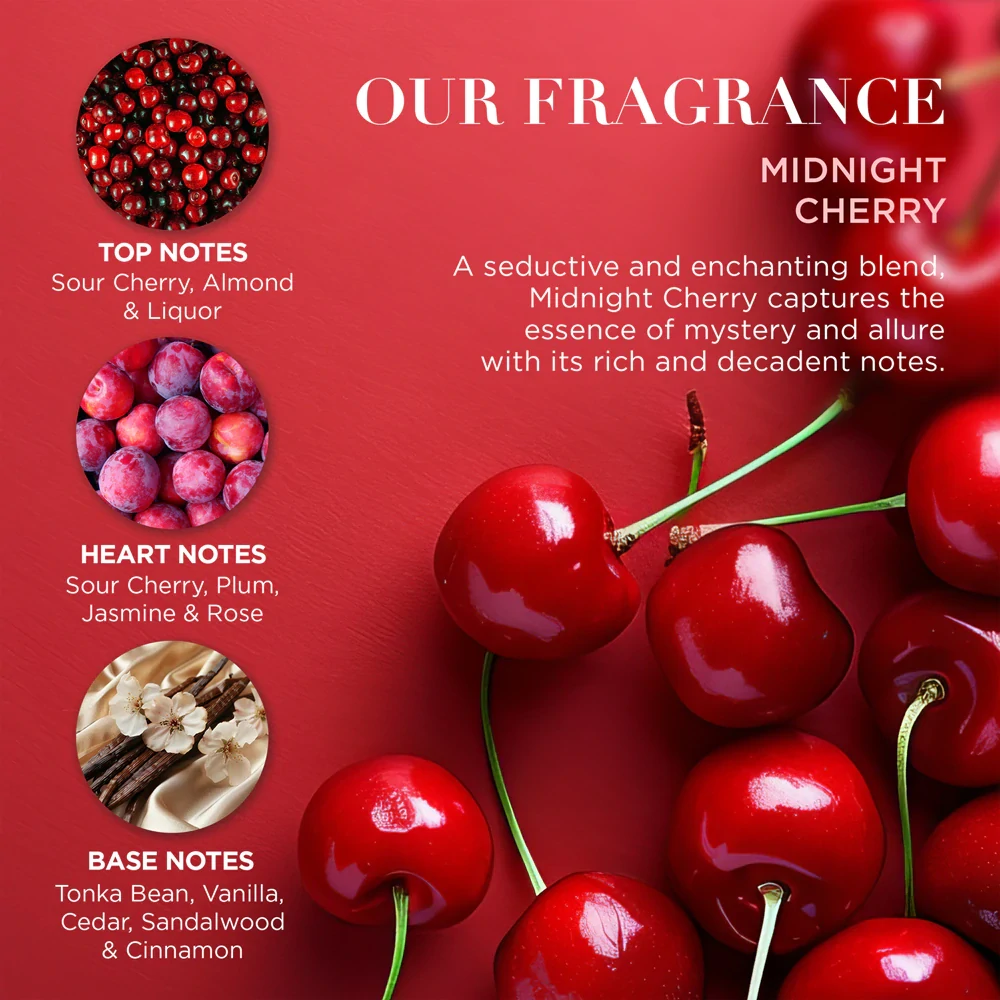 Baylis & Harding, Midnight Cherry - sada krémů na ruce, 3 ks