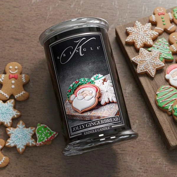 Kringle Candle, vonná svíčka Reserve Jolly Gingerbread 624 g