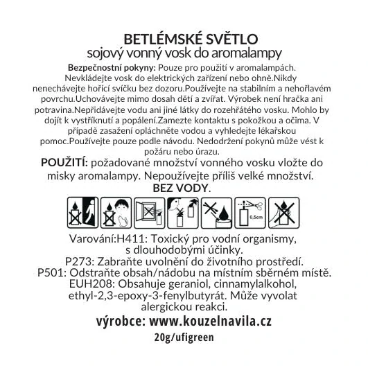 Kouzelná Víla - sojový vosk Betlemské světlo 20 g
