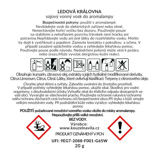 Kouzelná Víla - sojový vosk Ledová královna 20 g