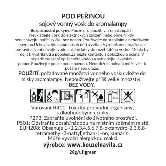 Kouzelná Víla - sojový vosk Pod peřinou 20 g