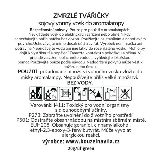Kouzelná Víla - sojový vosk Zmrzlé tvářičky 20 g