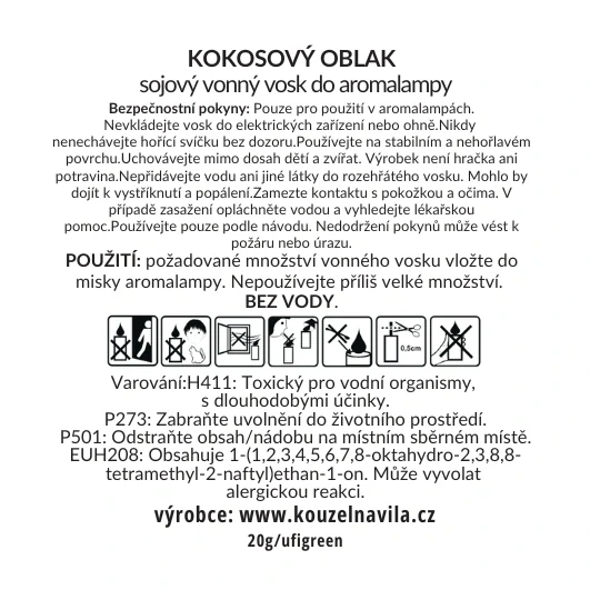 Kouzelná Víla - sojový vosk Nuage de Coco 20 g
