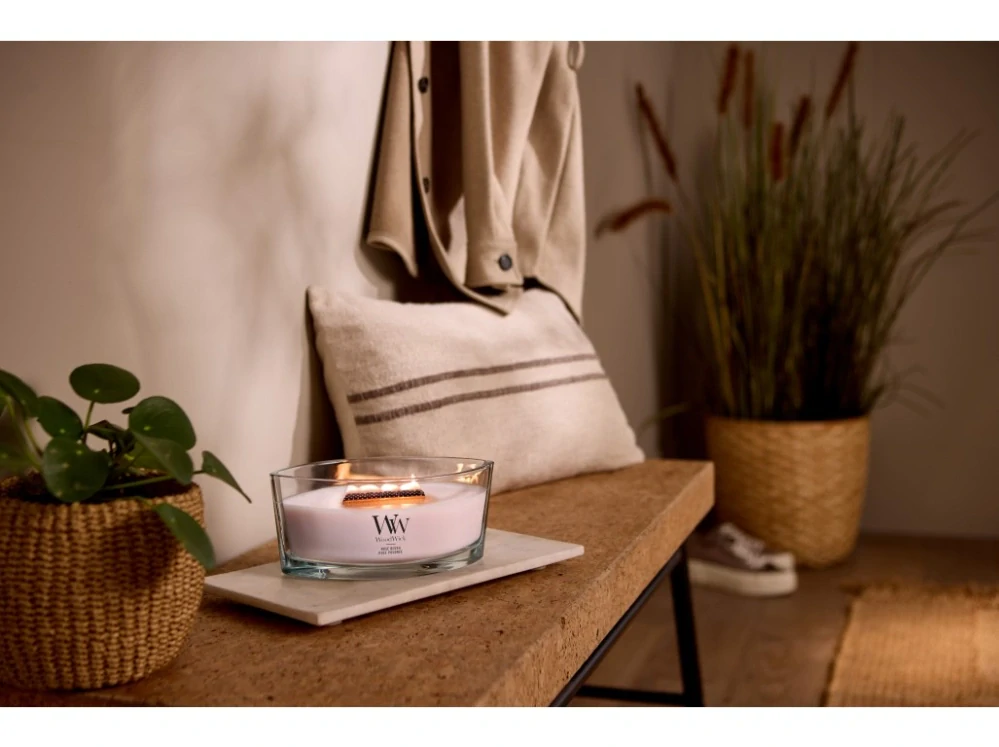WoodWick vonná svíčka loď Rose Blush 453 g