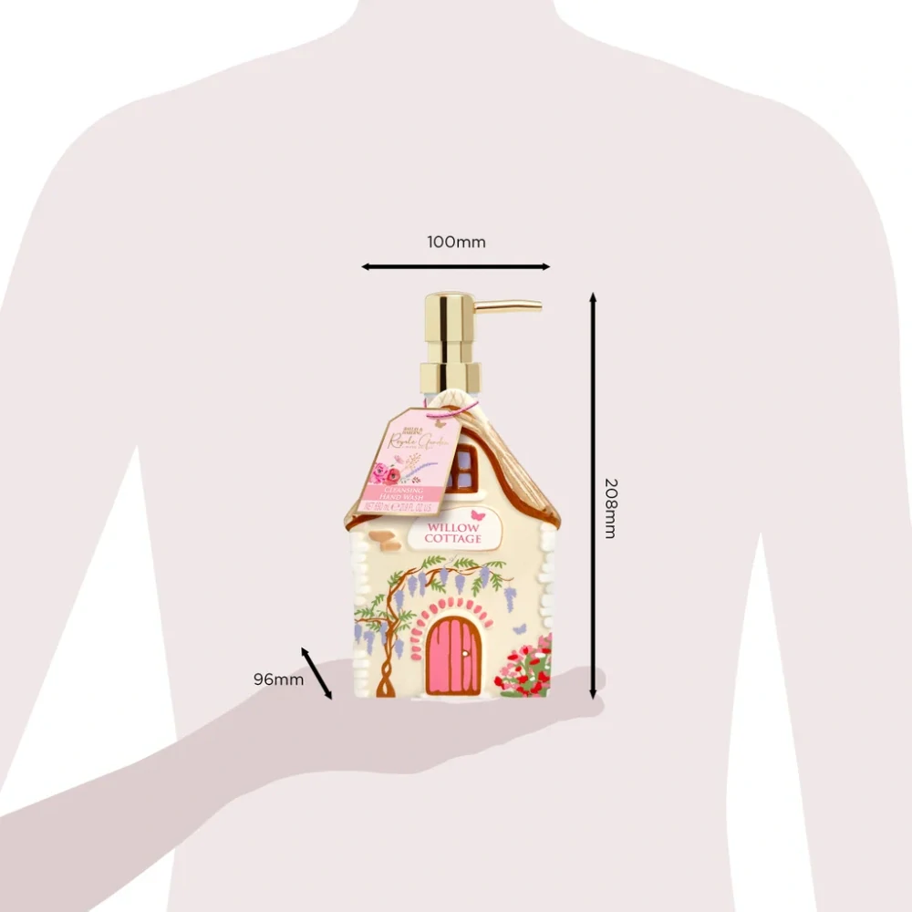 Baylis & Harding, ROYALE GARDEN - mýdlo v keramickém domečku 650 ml