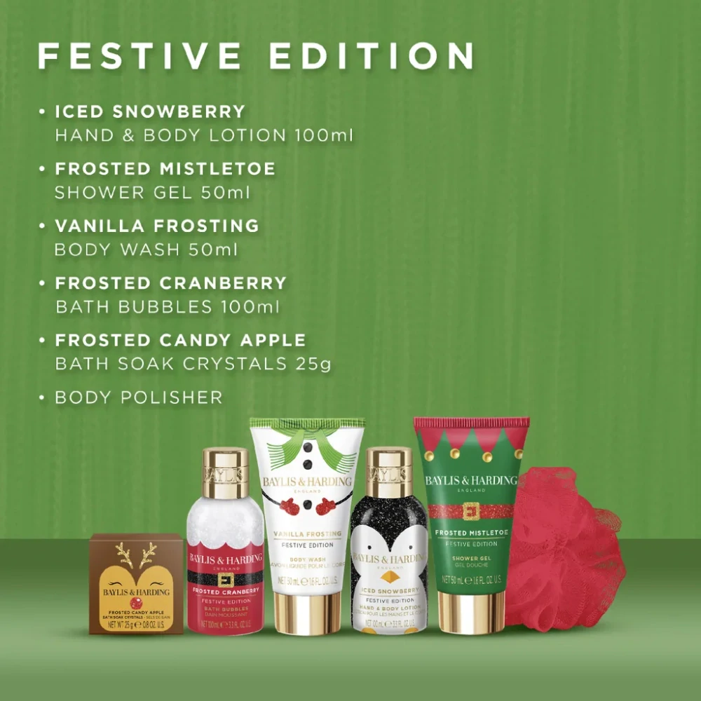 Baylis & Harding, FESTIVE FRIENDS - sada péče o tělo, 6 ks