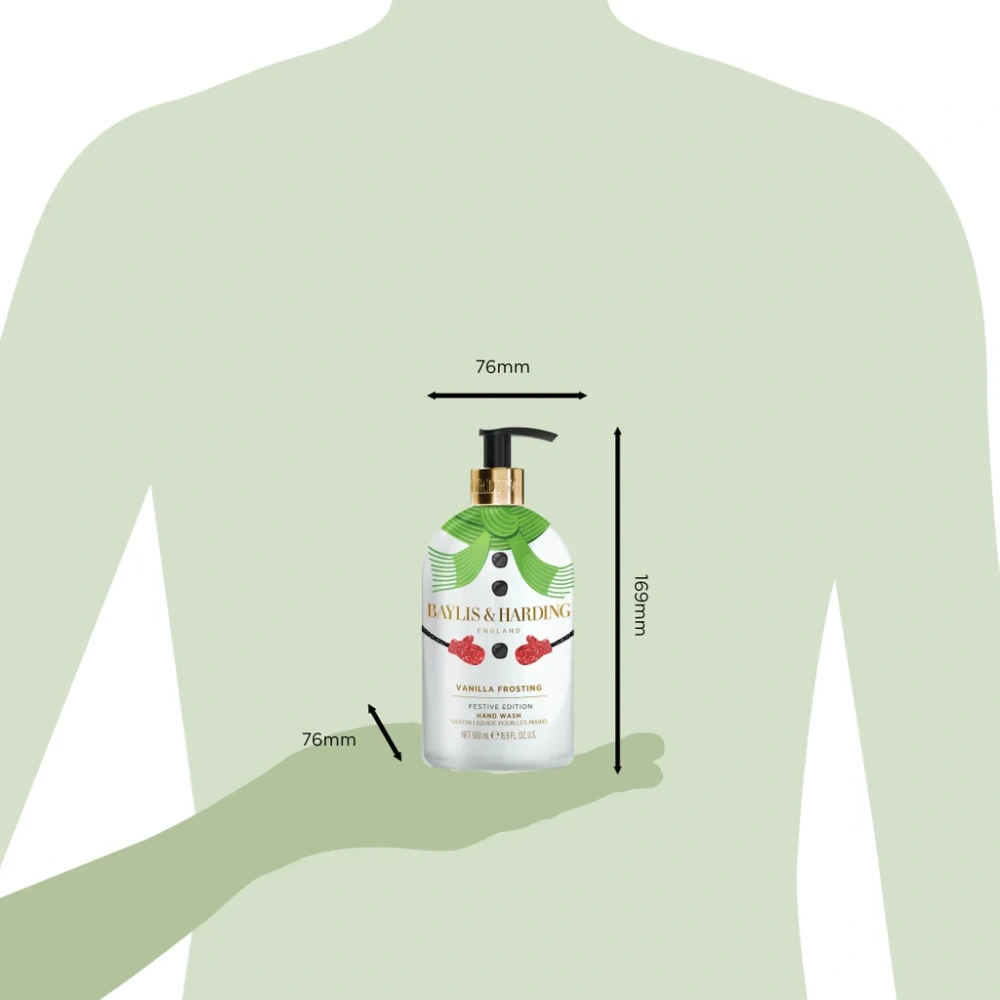 Baylis & Harding, FESTIVE FRIENDS - vánoční mýdlo Sněhulák 500 ml