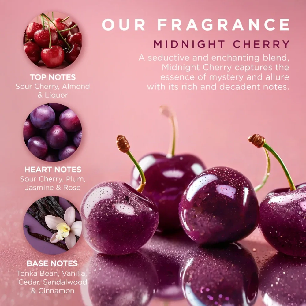 Baylis & Harding, WILD CHERRY & VANILLA - sada s péčí o tělo, 3 ks