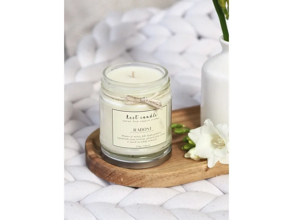 Rest Candle - sojová vonná svíčka Radost 170 g