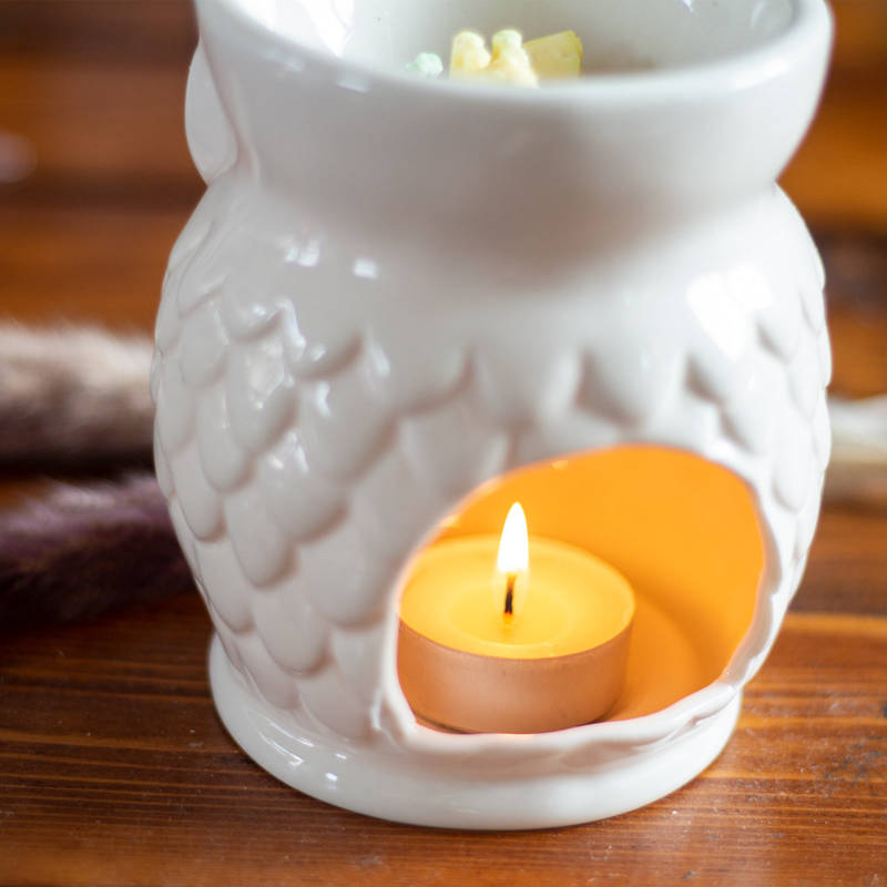 Aromalampa keramická - Owl (sova)