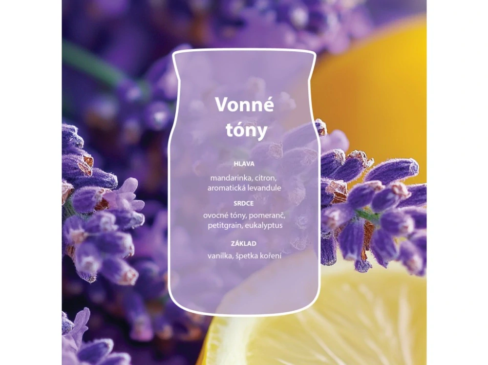Yankee Candle náplň pro vůni do elektrické zásuvky Lemon Lavender, 2 x 18,5 ml
