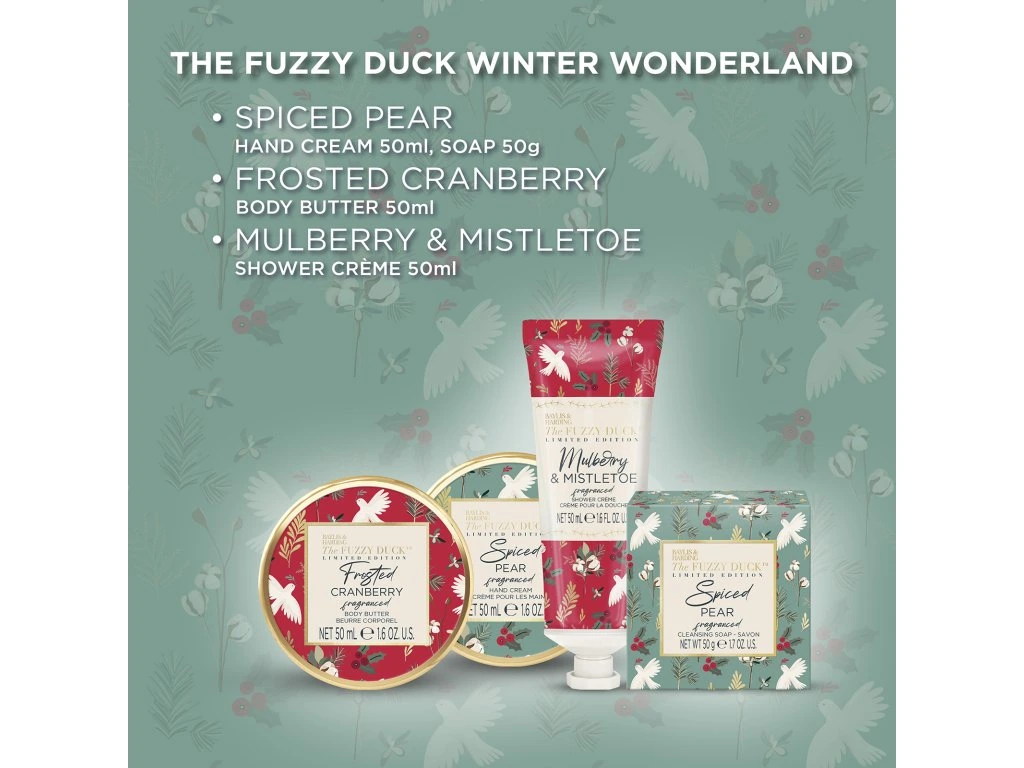 Baylis & Harding, WINTER WONDERLAND - dámská sada s péčí o tělo 4 ks