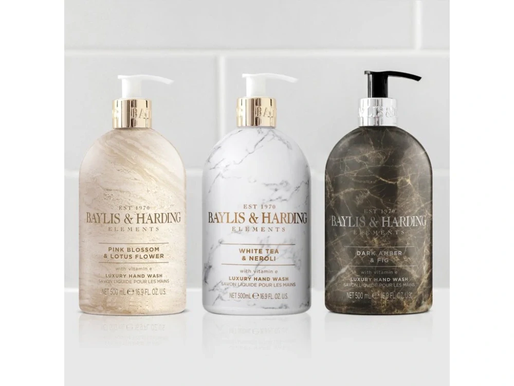 Baylis & Harding Růžový květ & Lotos Tekuté mýdlo na ruce, 500 ml