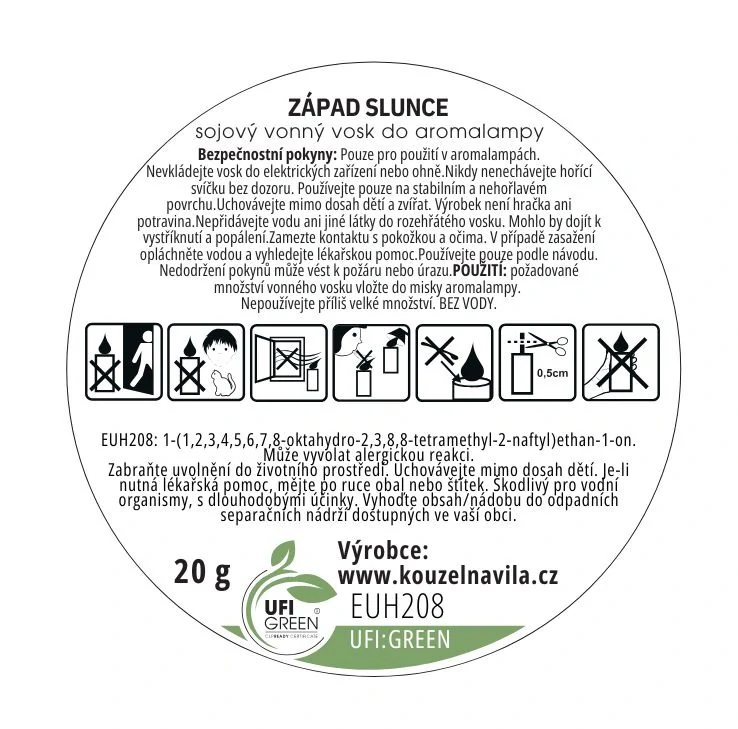 Kouzelná Víla - sojový vosk Západ slunce 20 g