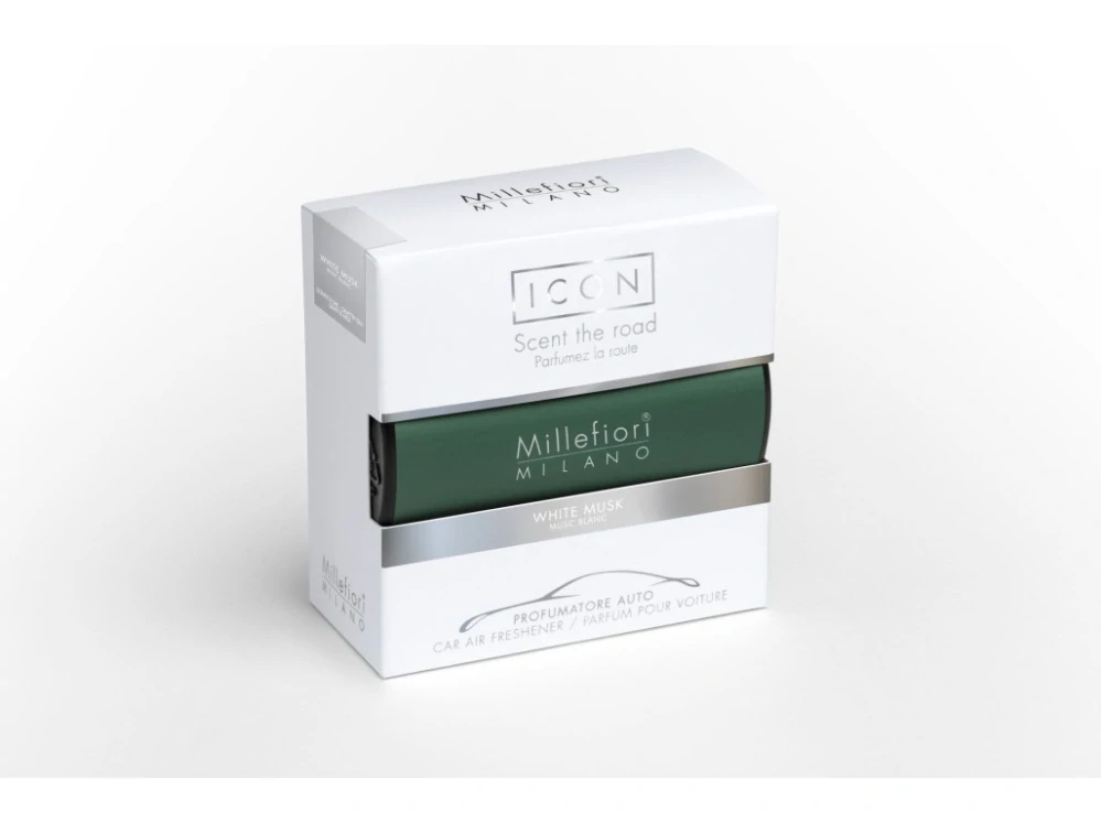 Millefiori - Icon White Musk vůně do auta Classic zelená
