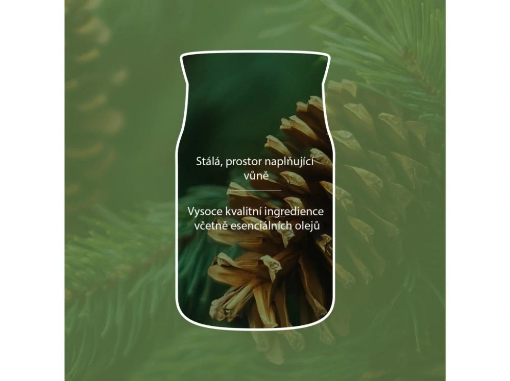Yankee Candle Signature velká vonná svíčka Balsam Cedar Fireside 567 g