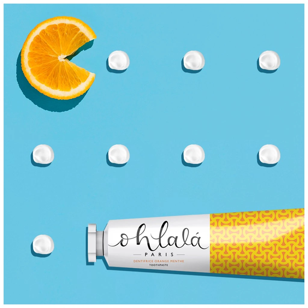 Ohlalá Pasta na zuby - Pomeranč a máta 75 ml