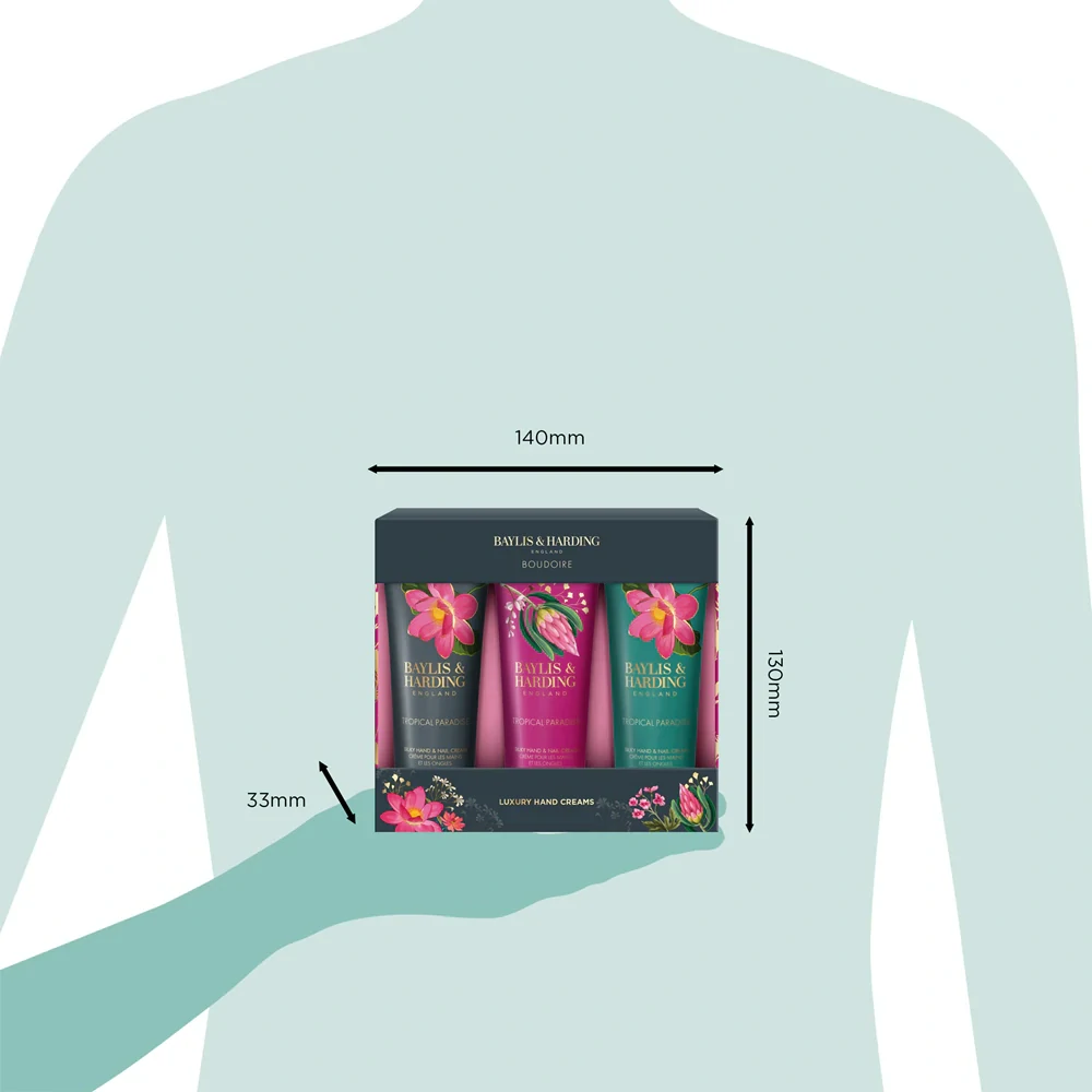 Baylis & Harding, Tropical Paradise - sada krémů na ruce, 3 ks