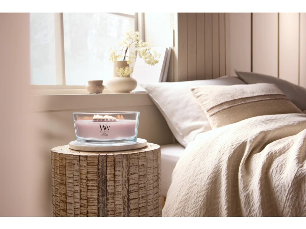 WoodWick vonná svíčka loď Rose Blush 453 g