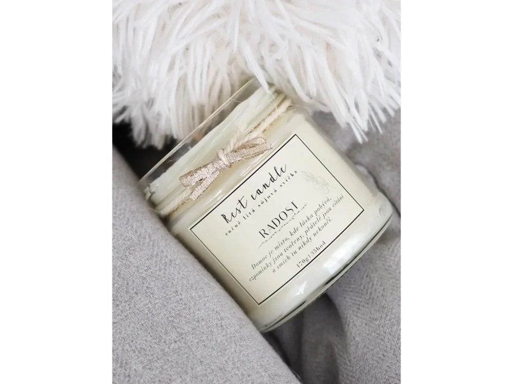 Rest Candle - sojová vonná svíčka Radost 170 g