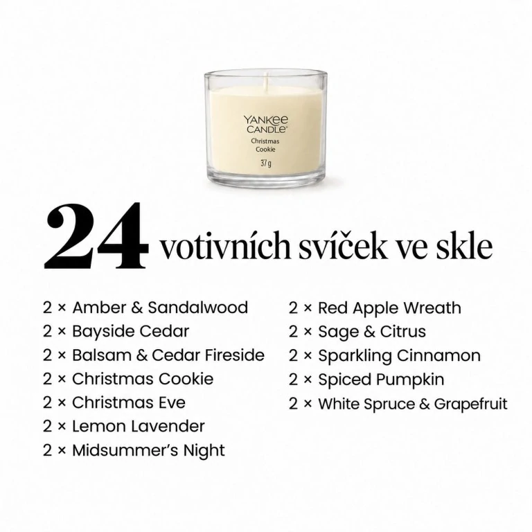 Yankee Candle, adventní kalendář kniha 2026