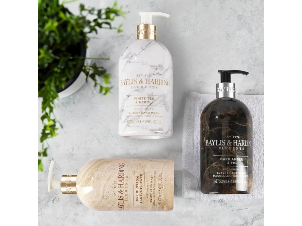 Baylis & Harding Růžový květ & Lotos Tekuté mýdlo na ruce, 500 ml
