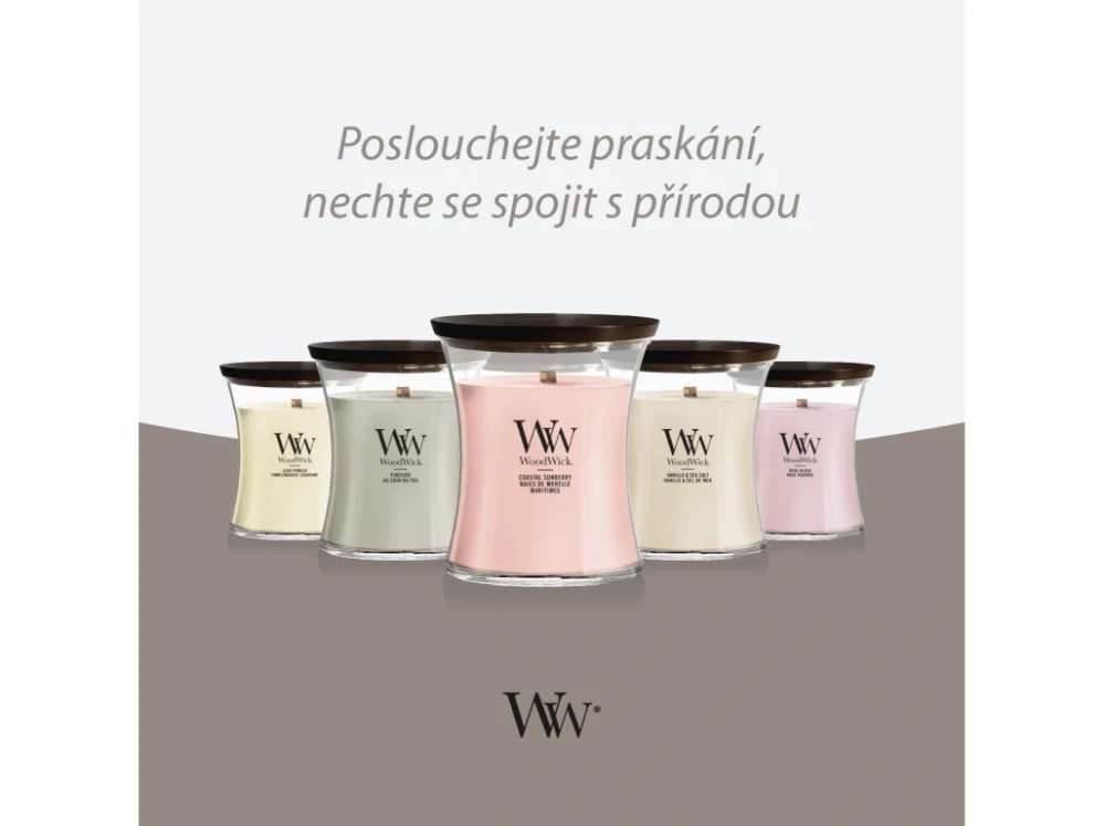 WoodWick vonná svíčka velká váza Cherry Blossom & Vanilla 609 g