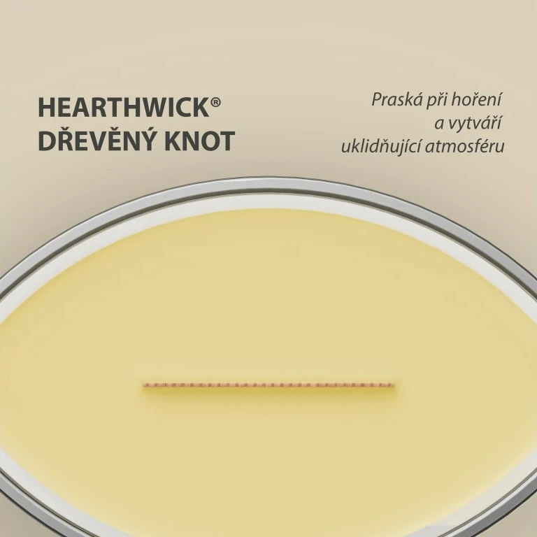 WoodWick vonná svíčka loď Yuzu a Vetiver 453 g