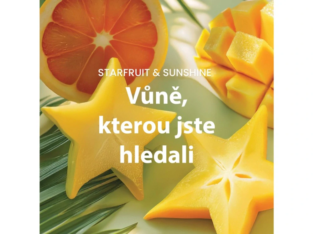 Yankee Candle Signature velká vonná svíčka Starfruit & Sunshine 567 g