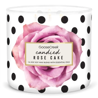 Goose Creek Candle - vonná svíčka Candied Rose Cake 411 g