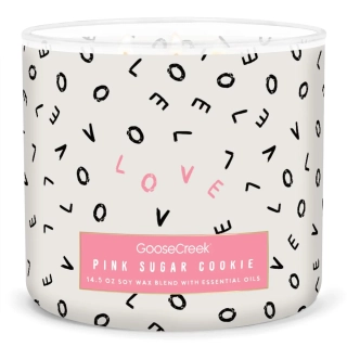 Goose Creek Candle - vonná svíčka Pink Sugar Cookie 411 g