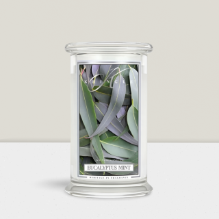 Kringle Candle, vonná svíčka Eucalyptus Mint 624 g