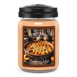 Candleberry - vonná svíčka Broskvový koláč 624 g